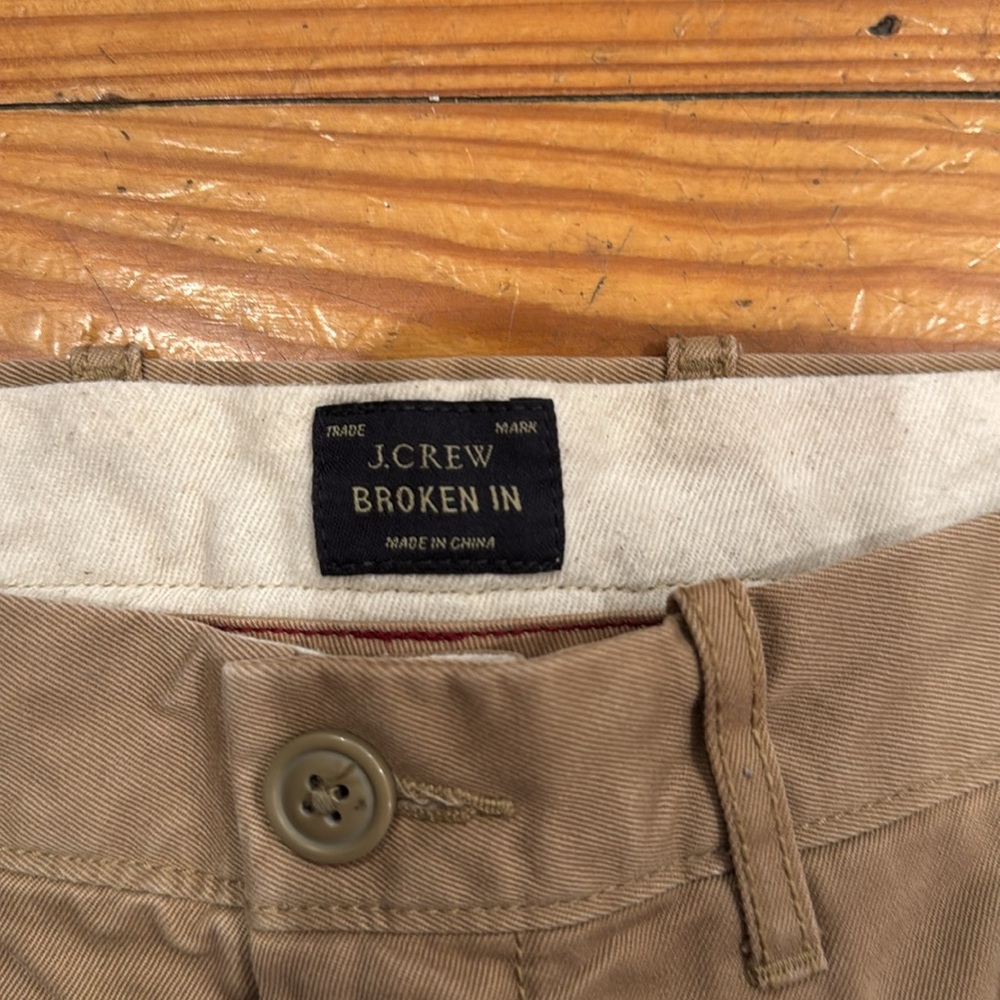 Men’s J.Crew khakis, broken in, excellent condition, size 30 - Picture 2 of 5